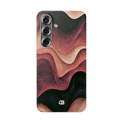 Rose Contour Waves · Lite Phone Case for Samsung · Pink