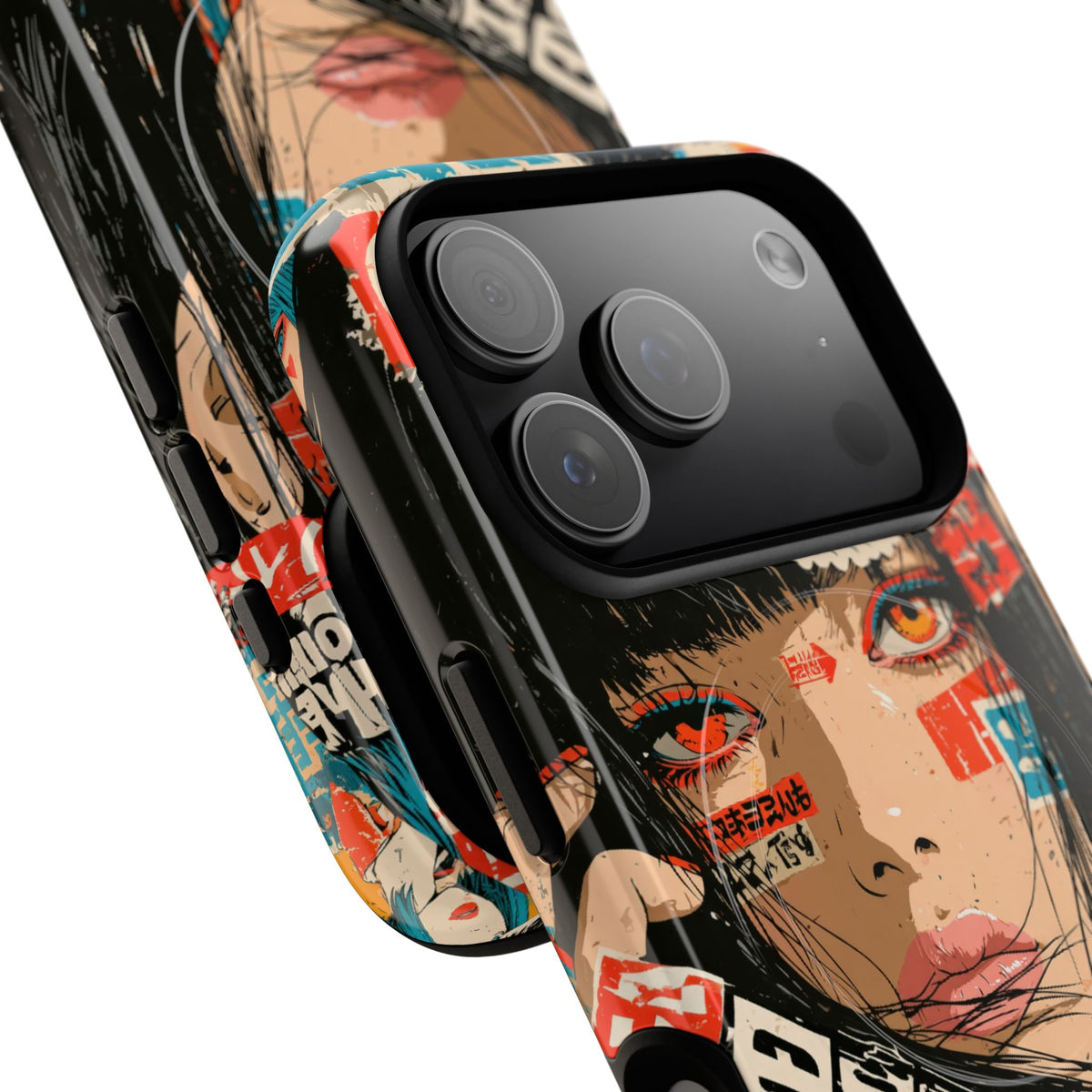 Shibuya Street Collage · Tough 2.0 Magnetic Phone Case for iPhone · Red
