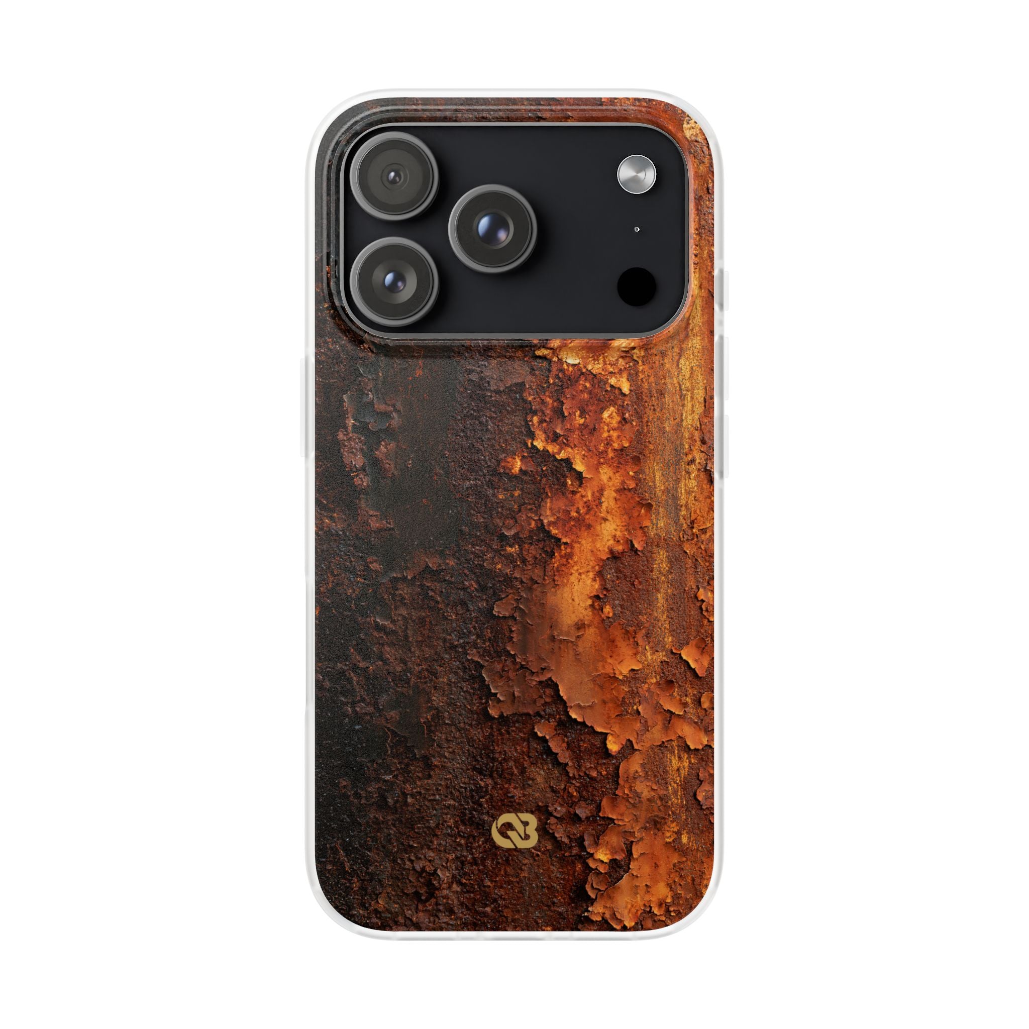 Orange Lite Phone Case for iPhone - Oxidized Iron Crust
