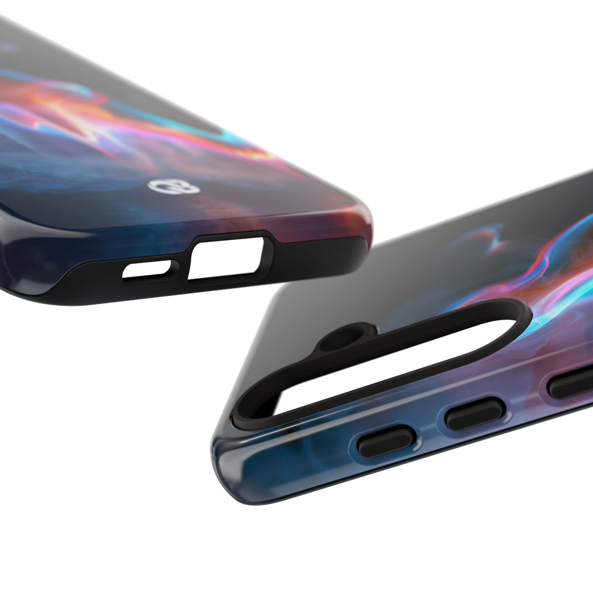 Neon Waveform · Tough Phone Case for Samsung · Black
