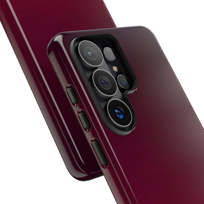 Red Tough Phone Case for Samsung - Deep Sangria Gradient