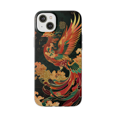 Imperial Phoenix Ascent · Lite Phone Case for iPhone ·  Red