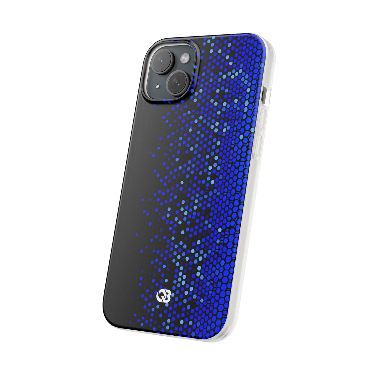 Cobalt Hex Dispersion · Lite Phone Case for iPhone ·  Blue