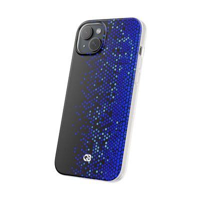 Cobalt Hex Dispersion · Lite Phone Case for iPhone ·  Blue