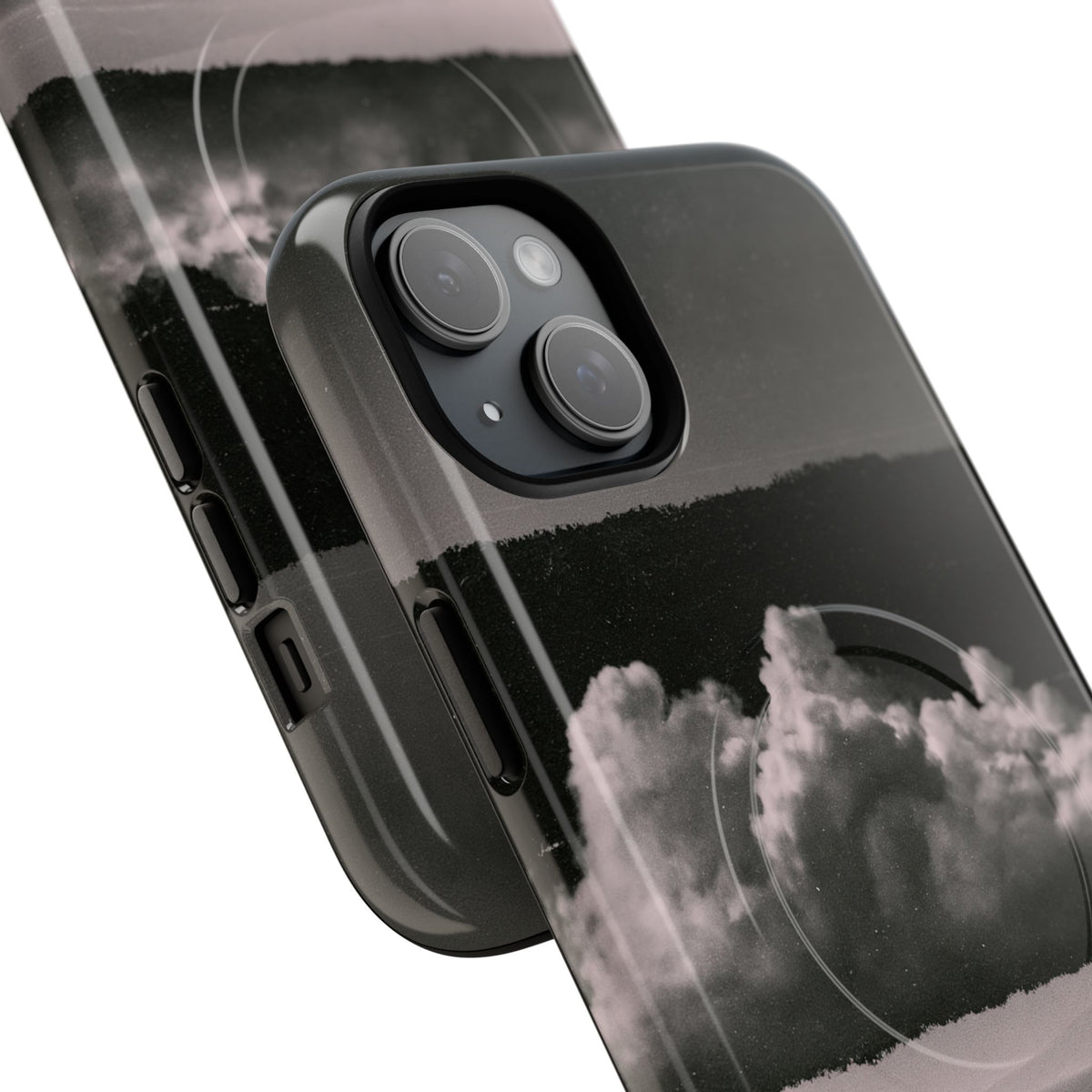 Crimson Horizon · Tough 2.0 Magnetic Phone Case for iPhone · Black