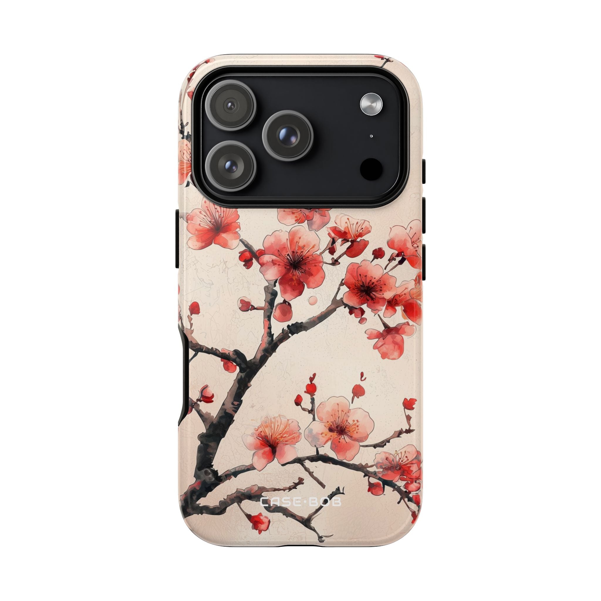 Blossom Shadow iPhone 17 Pro Case - Tough - CASE•BOB