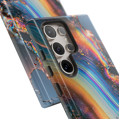 Prismatic Aura Flow · Tough Phone Case for Samsung · Blue