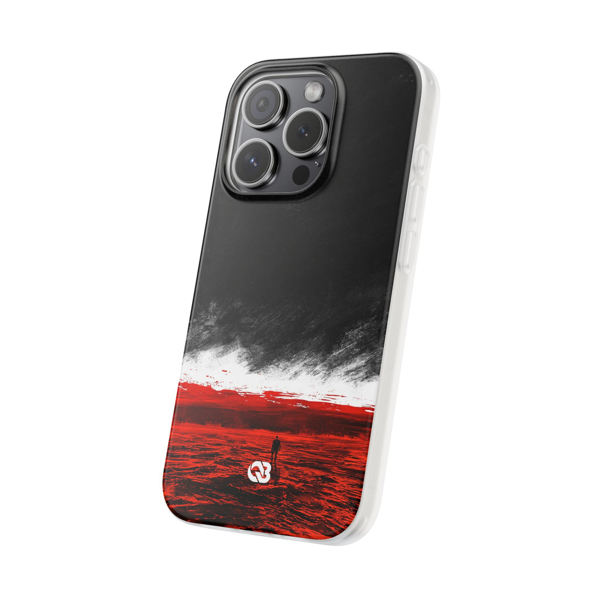 Crimson Void · Lite Phone Case for iPhone ·  Black