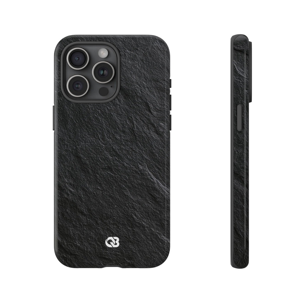 Obsidian Slate · Tough Phone Case for iPhone · Black