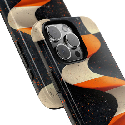 Orange Grit Twist · Tough Phone Case for iPhone