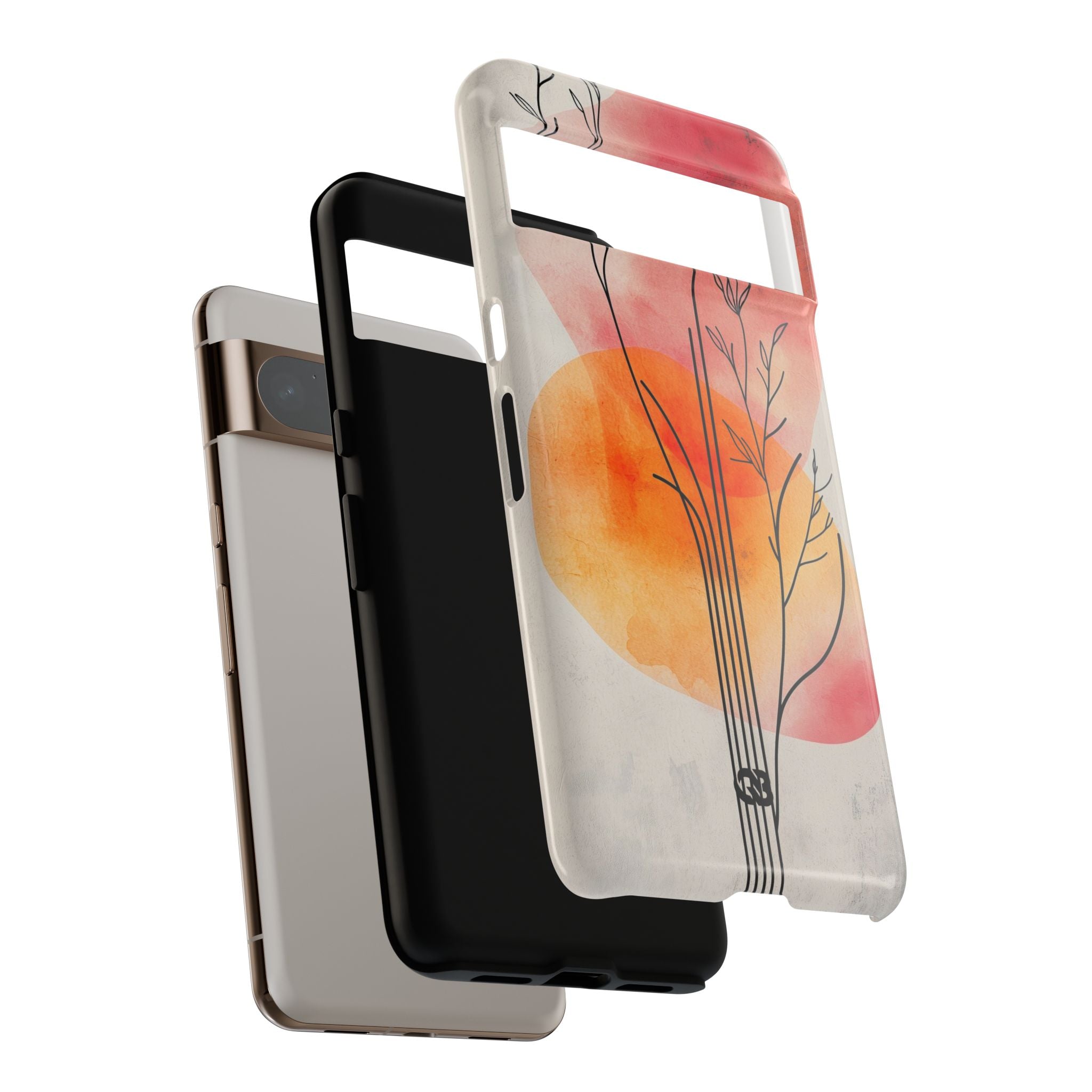 Crimson Bloom Lineage · Tough Phone Case for Google Pixel