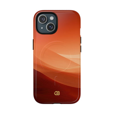 Orange Tough 2.0 Magsafe Phone Case for iPhone - Crimson Dune Gradient