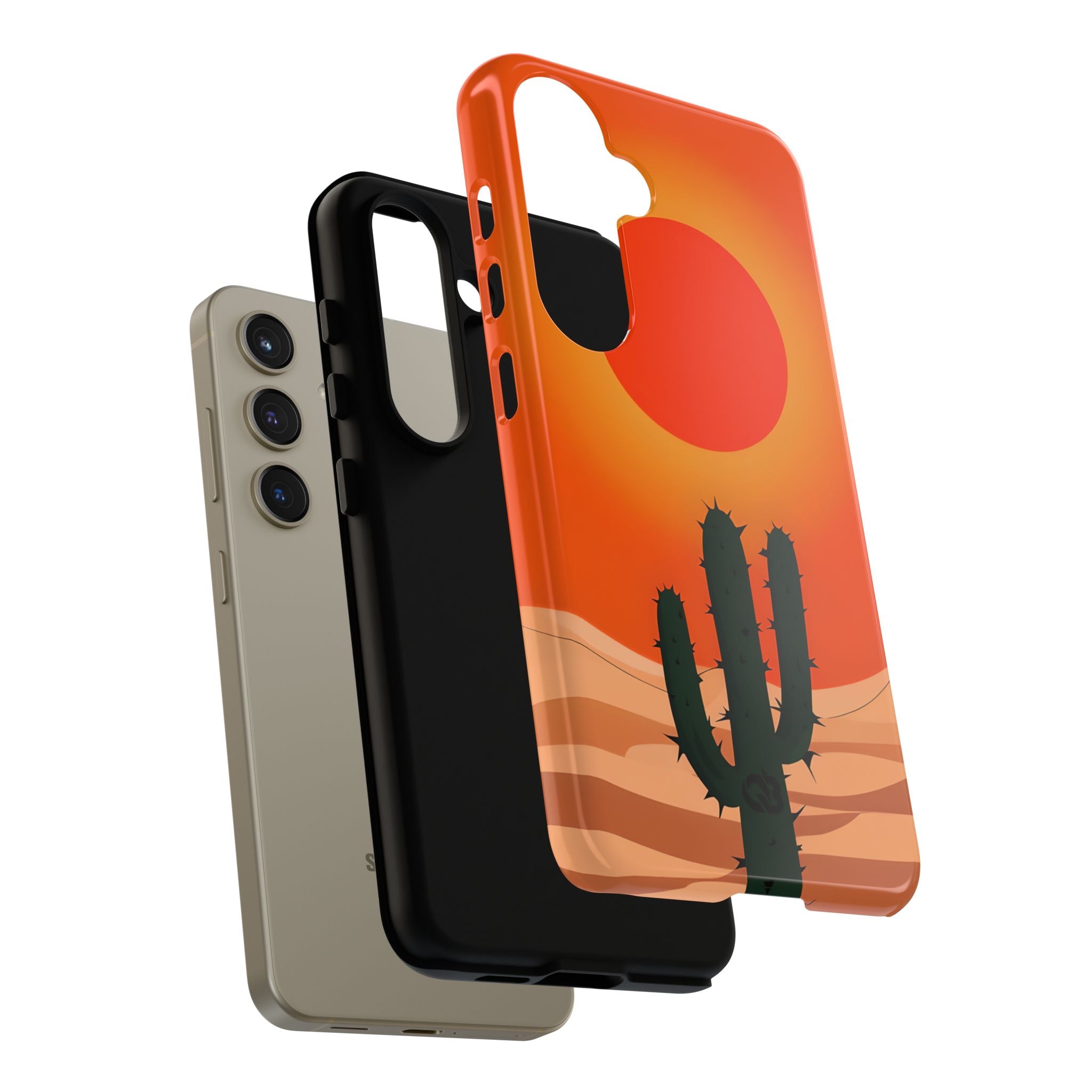 Scorched Saguaro Sunset · Tough Phone Case for Samsung