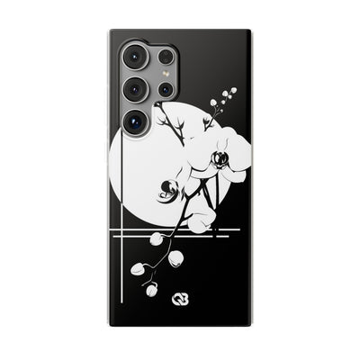 Black Lite Phone Case for Samsung - Lunar Orchid Grid