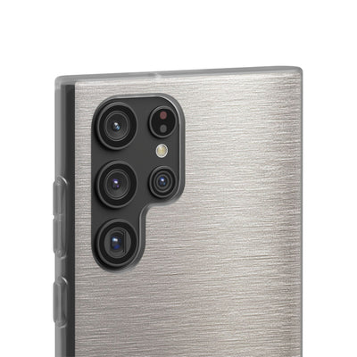 Grey Lite Phone Case for Samsung - Brushed Nickel Linen