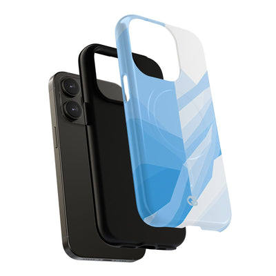 Blue Tough 2.0 Magsafe Phone Case for iPhone - Arctic Glacial Ridge