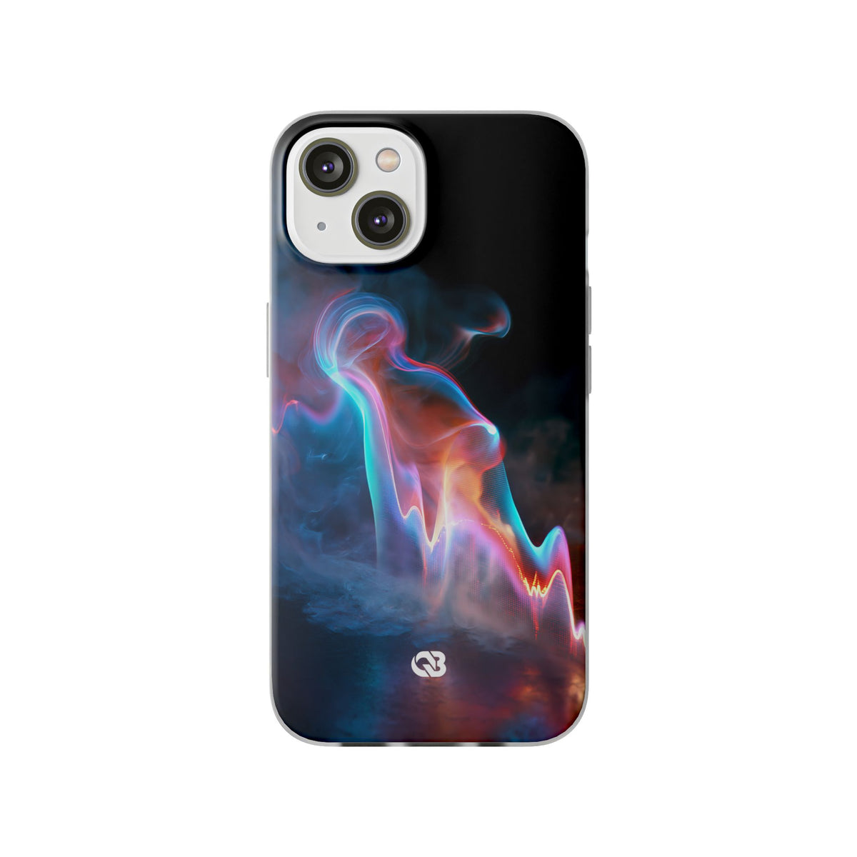 Neon Waveform · Lite Phone Case for iPhone ·  Black