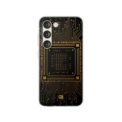 Gold Lite Phone Case for Samsung - Cyber Gold Processor