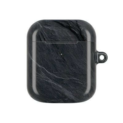 Dark Slate Strata · Hard Case for AirPods & AirPods Pro · Black