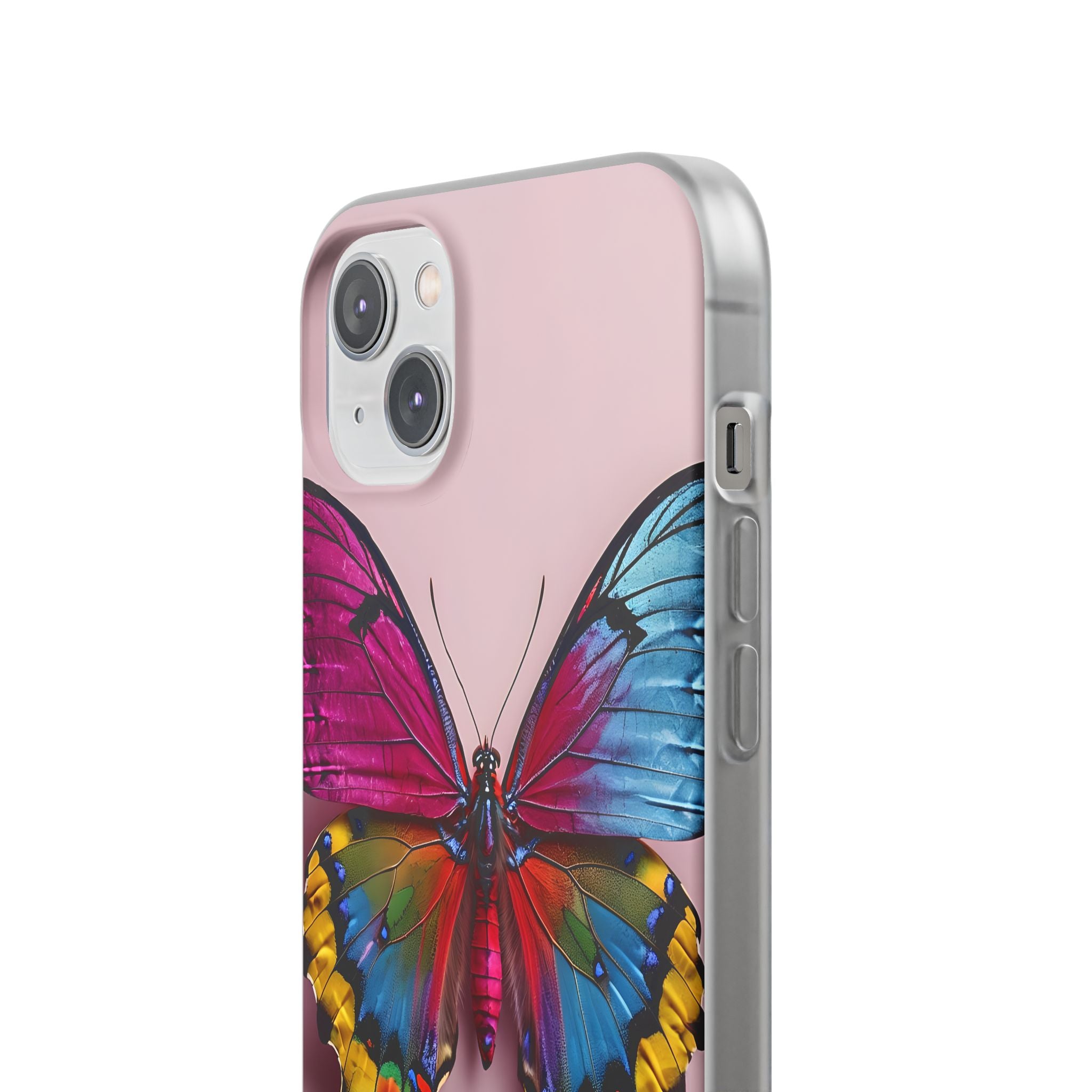 Vivid Butterfly iPhone 14 Plus Case - Soft