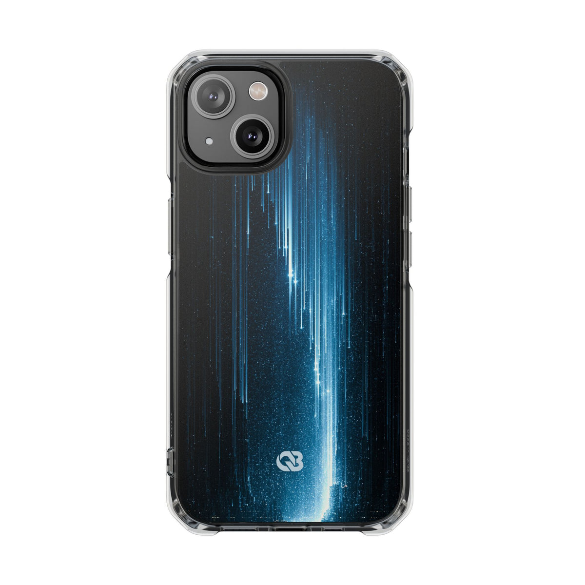 Nocturnal Cascade · Clear Impact Magnetic Phone Case for iPhone ·  Black