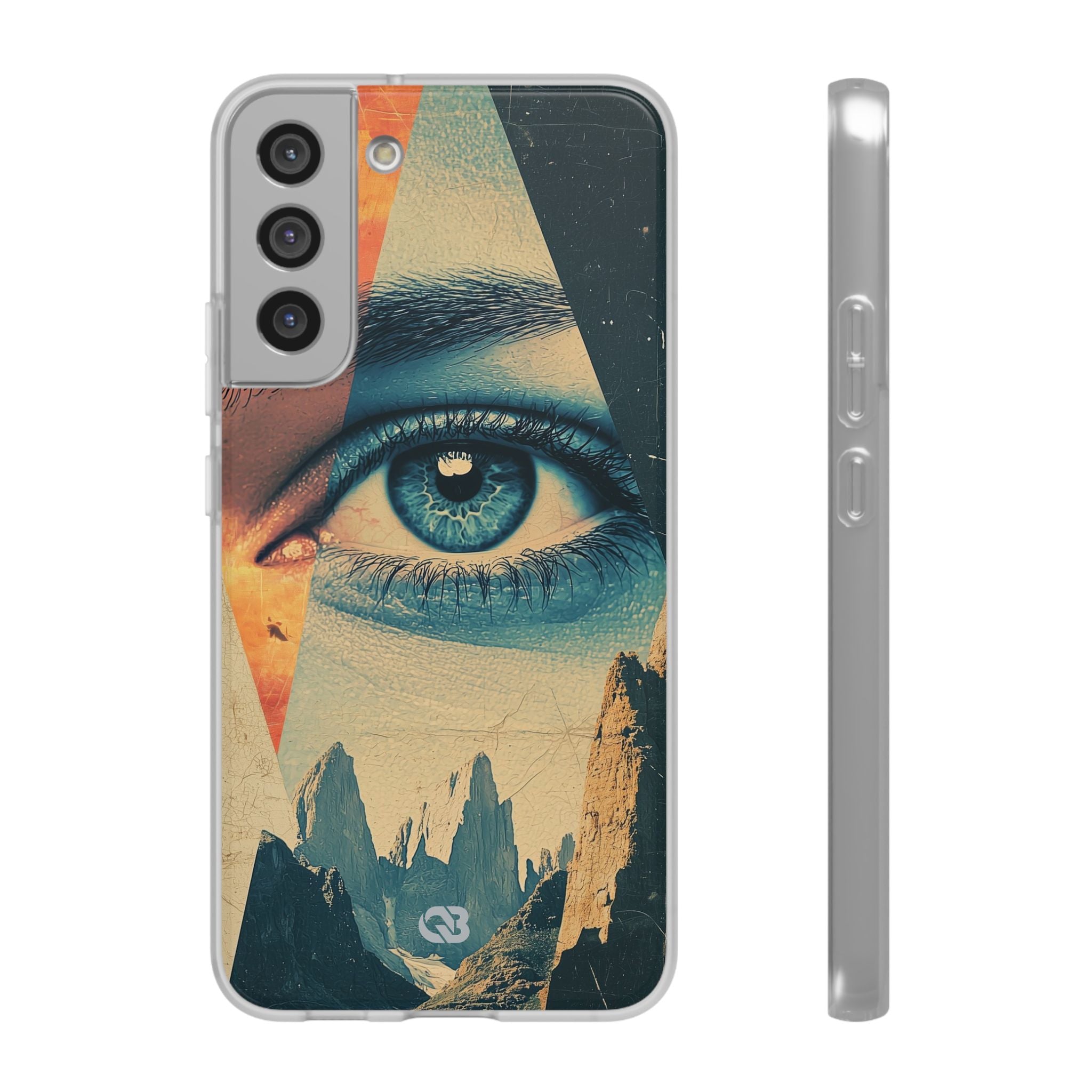 Fragmented Peak Gaze · Coque de téléphone Soft pour Samsung