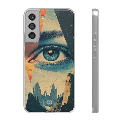 Fragmented Peak Gaze · Coque de téléphone Soft pour Samsung