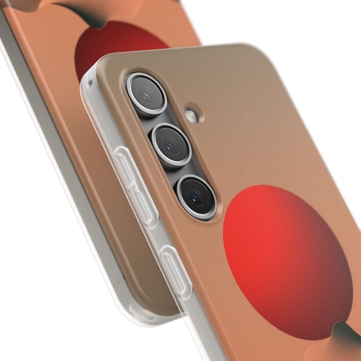 Crimson Sol Ridge · Lite Phone Case for Samsung · Red