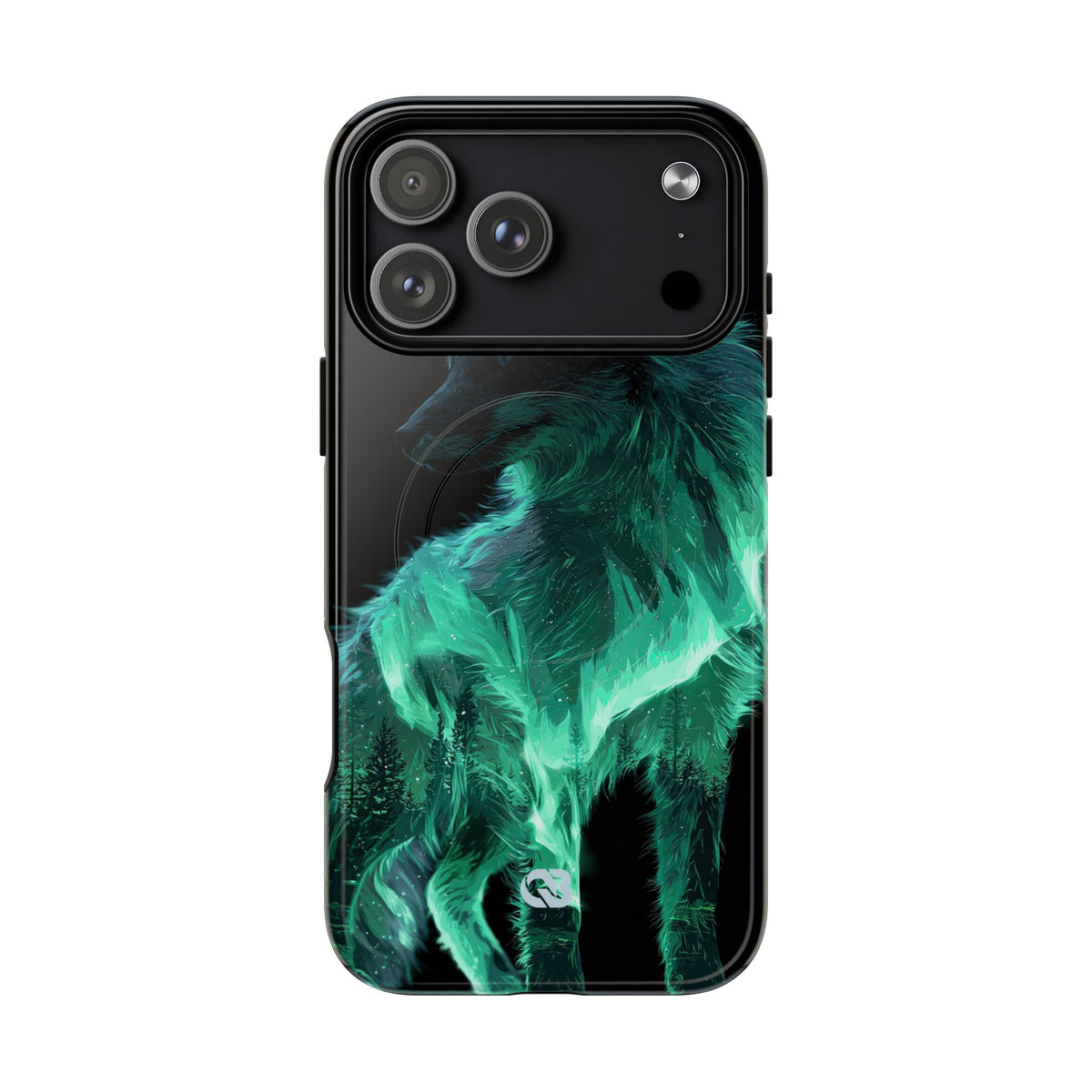 Nordic Aurora Fox · Tough 2.0 Magnetic Phone Case for iPhone · Teal