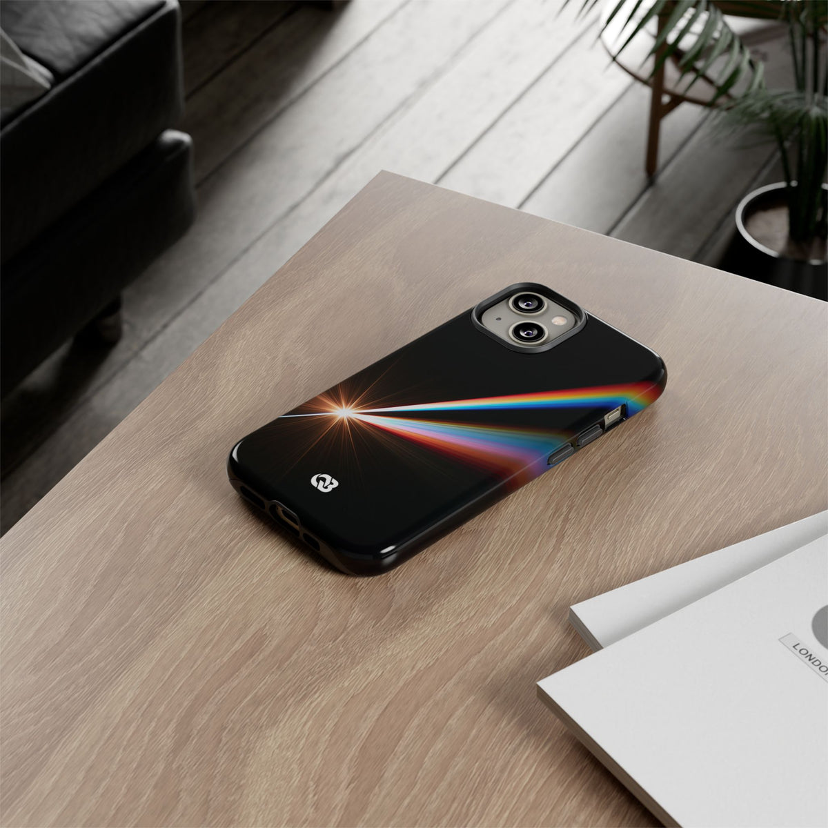 Spectral Refraction · Tough Phone Case for iPhone · Black
