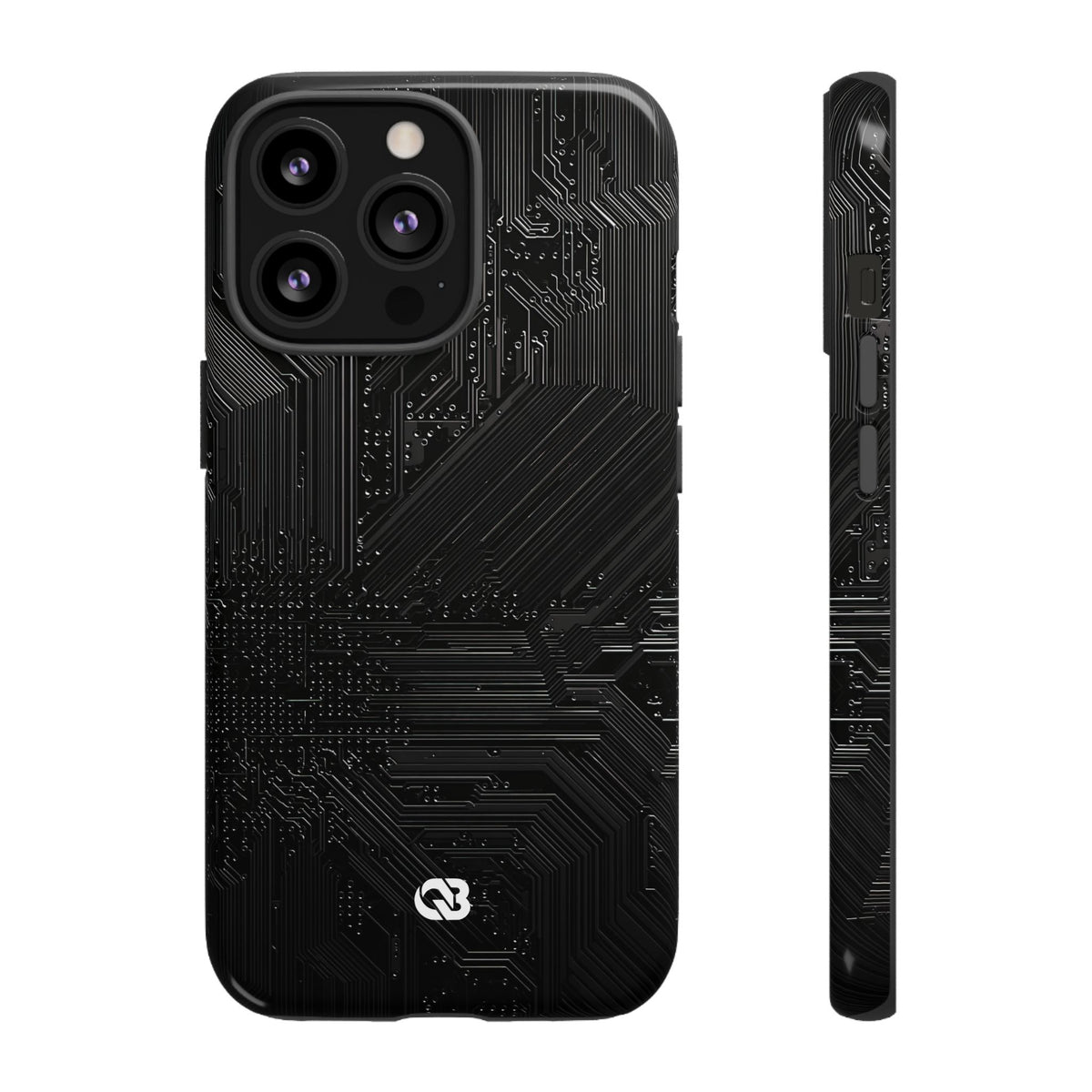 Obsidian Circuitry · Tough Phone Case for iPhone · Black