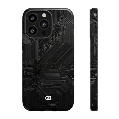 Obsidian Circuitry · Tough Phone Case for iPhone · Black