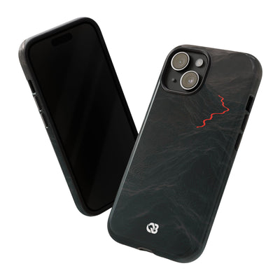 Crimson Ridge Pass · Tough Phone Case for iPhone · Black