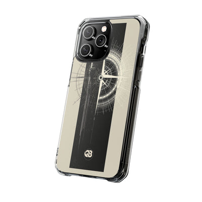 Beige Impact MagSafe Phone Case for iPhone - Zenith Vector Spire