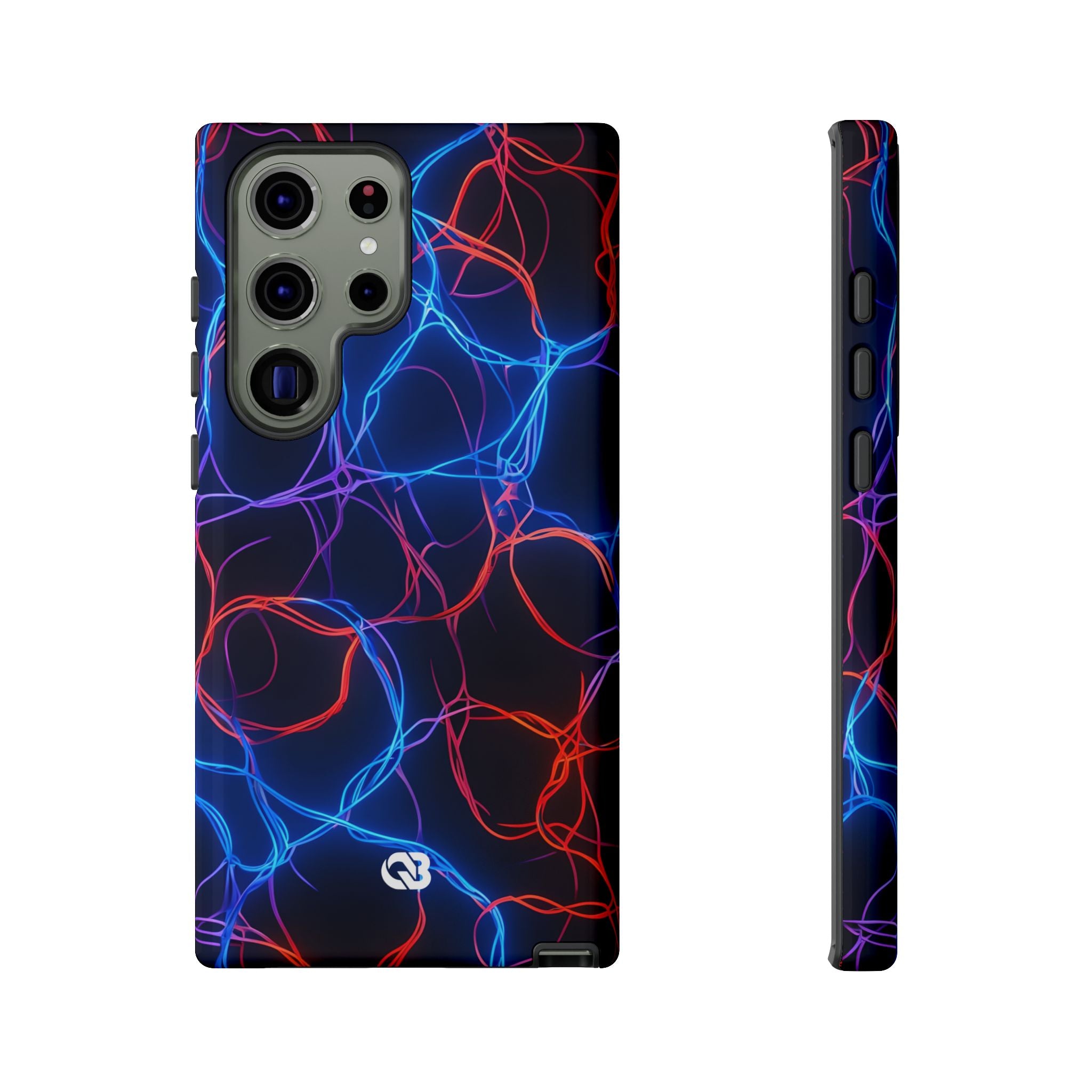 Electric Synapse Glow · Tough Handyhülle für Samsung