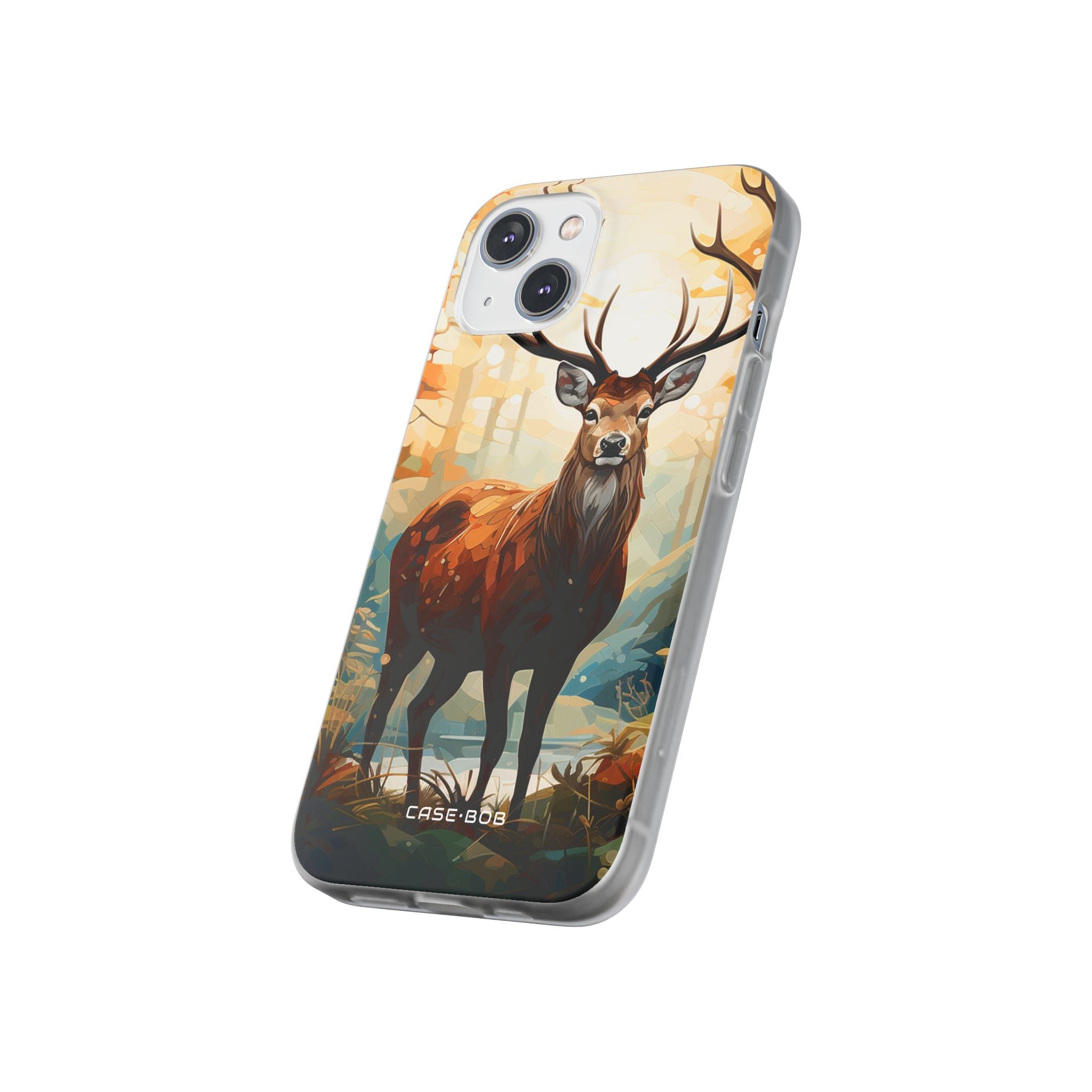 Glowing Stag iPhone 14 Case - Soft - CASE•BOB