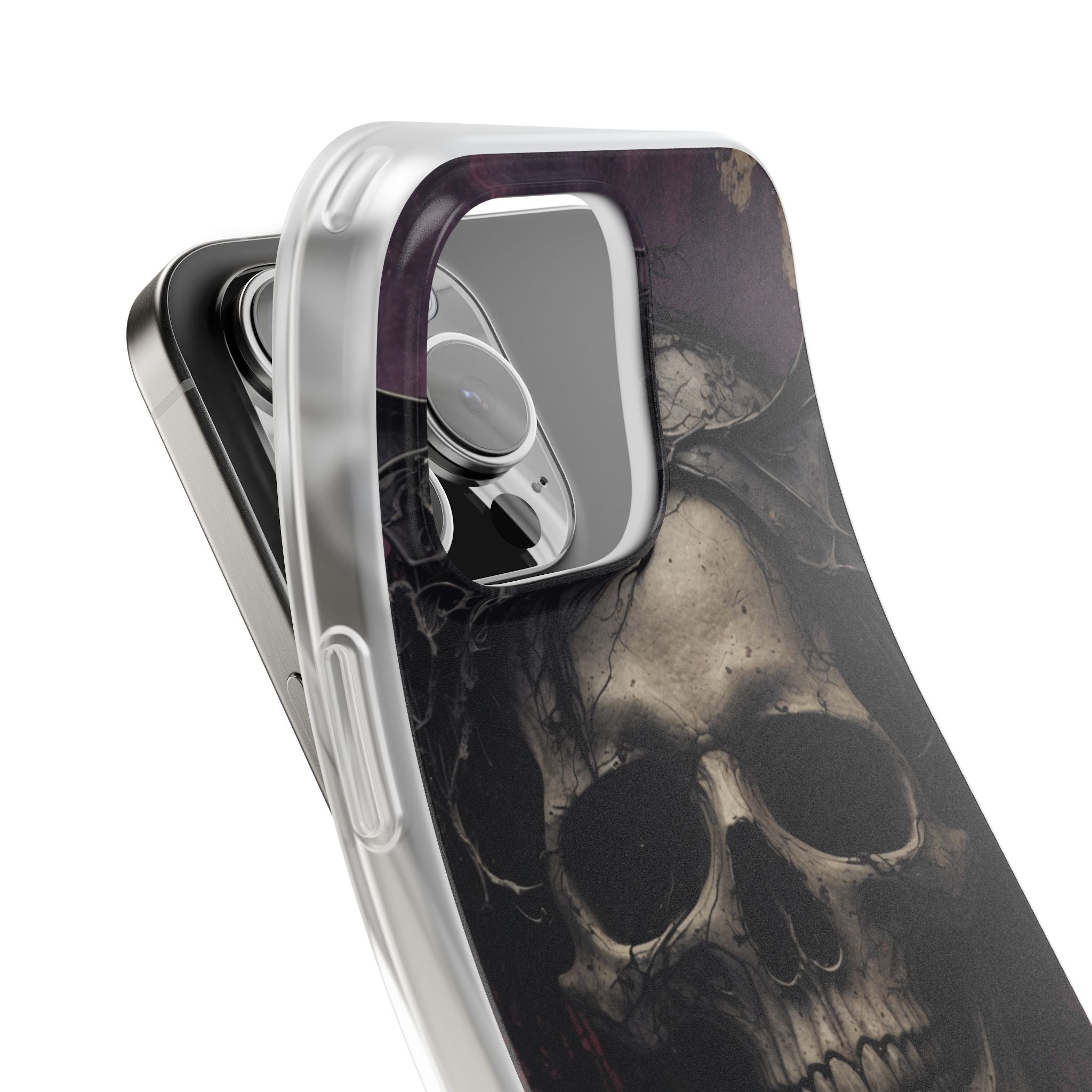 Skull Crown iPhone 16 Pro Max Case - Soft