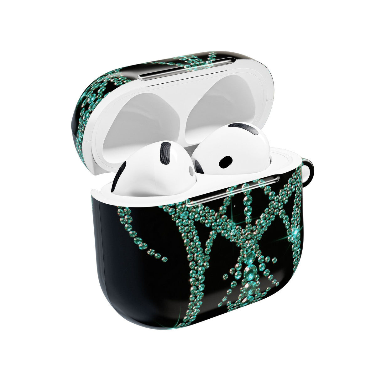 Teal Cyber Sigil · Hard Case for AirPods & AirPods Pro · Teal
