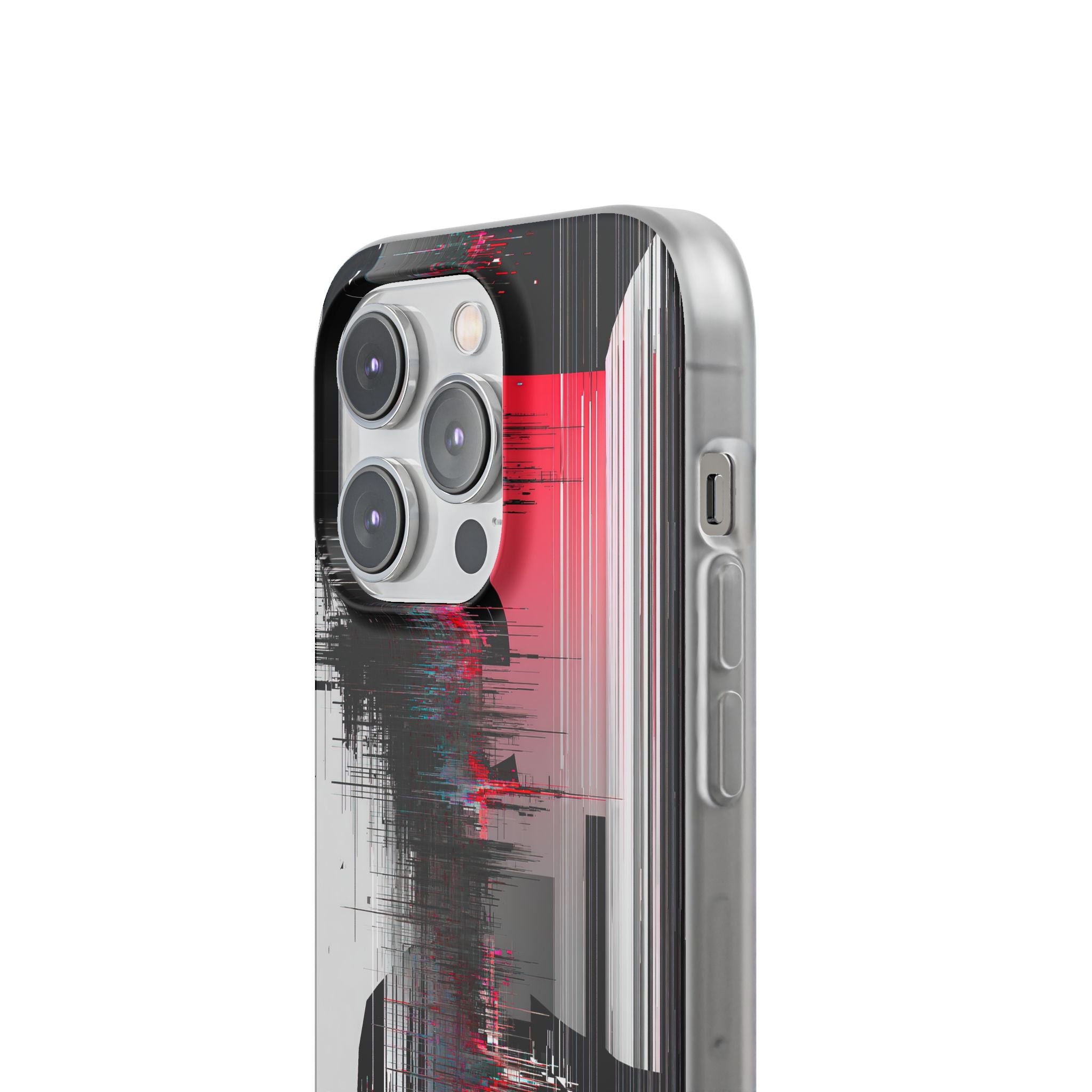 Black Lite Phone Case for iPhone - Crimson Data Leak