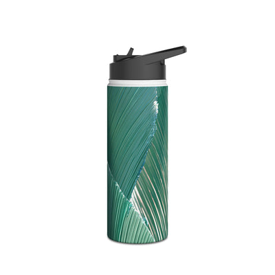 Translucent Fan Palm · Insulated Water Bottle · Teal