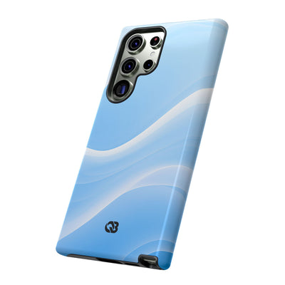 Blue Tough Phone Case for Samsung - Glacial Blue Silk