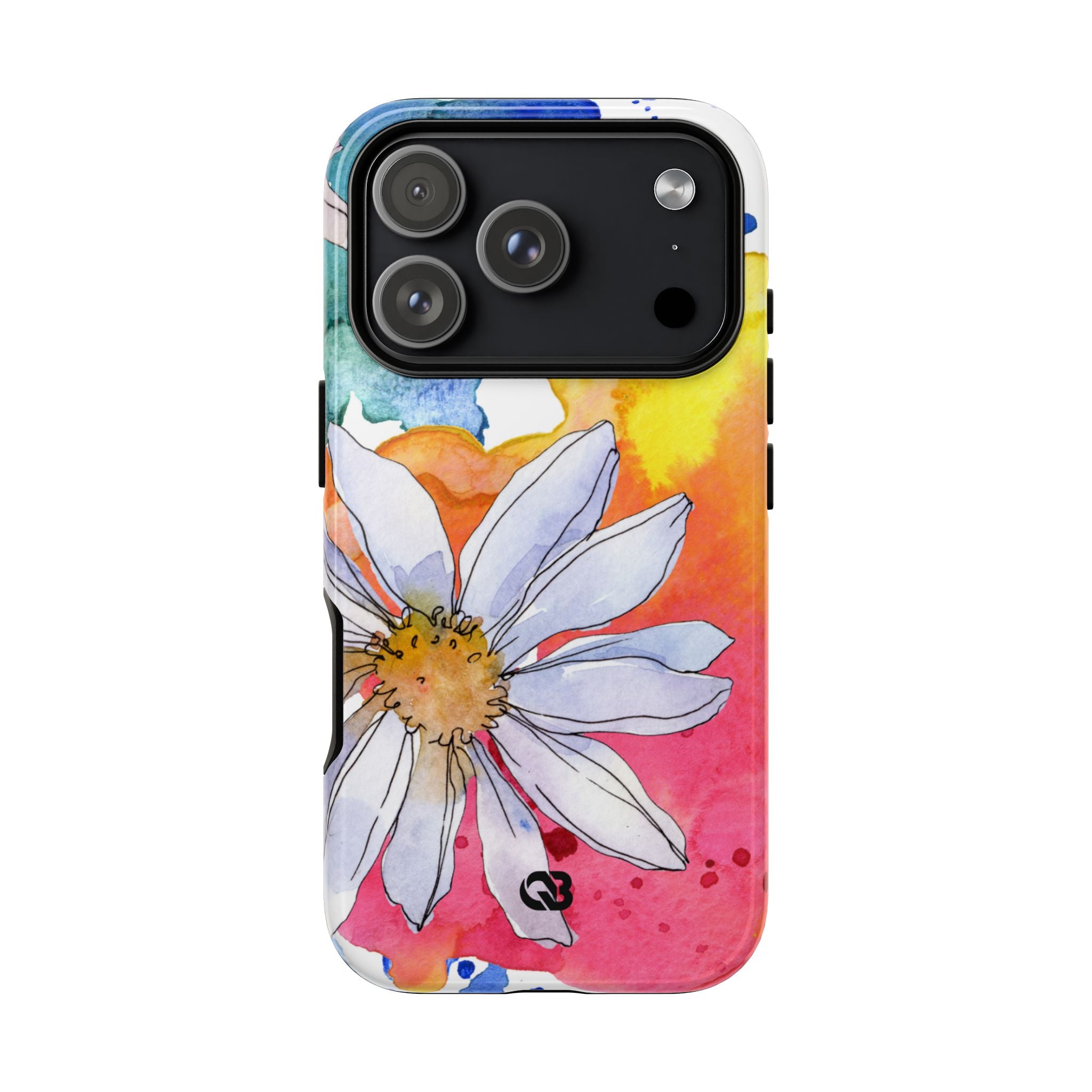 Vivid Bloom Splatter · Tough Handyhülle für iPhone
