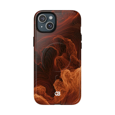 Amber Filament · Tough 2.0 Magnetic Phone Case for iPhone · Orange