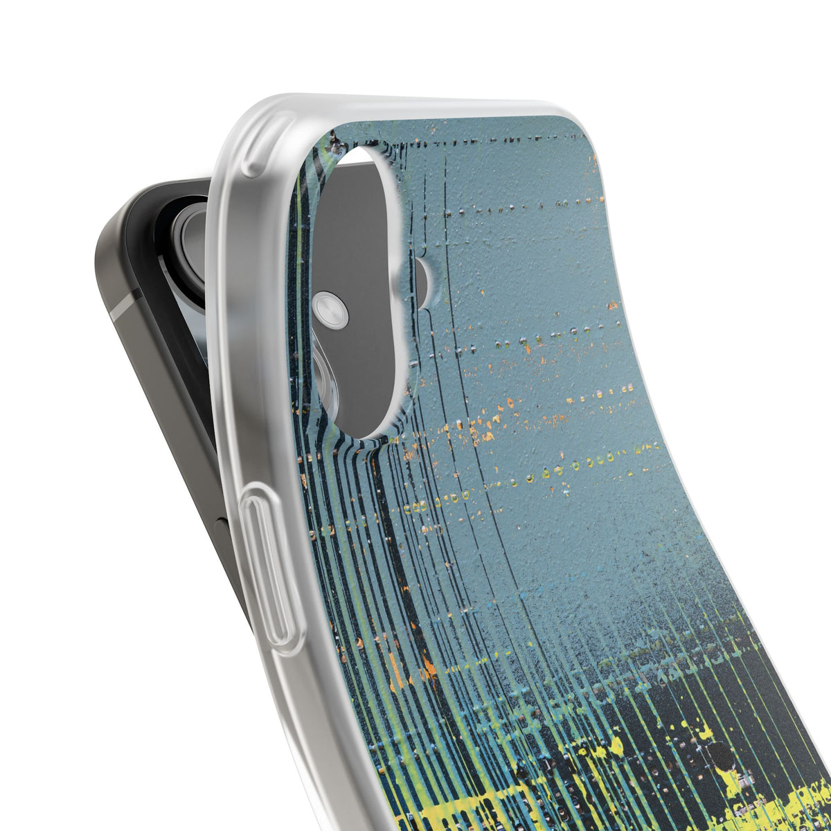 Acid Raster Circuit · Lite Phone Case for iPhone ·  Teal