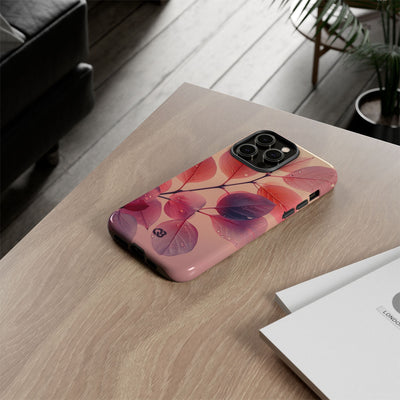 Dewy Magenta Foliage · Tough Phone Case for iPhone