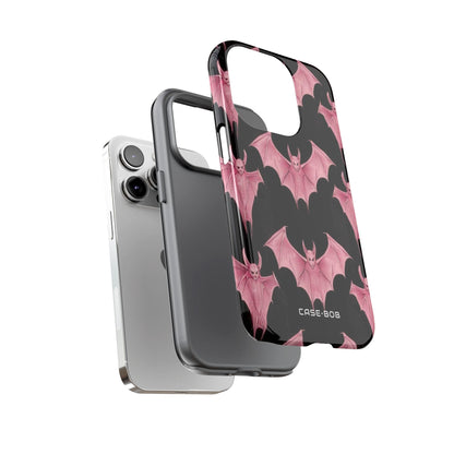 Pink Batwave iPhone 14 Pro Case - Tough