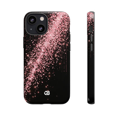 Rose Digital Cascade · Tough Phone Case for iPhone · Pink
