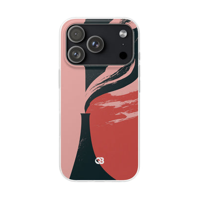 Pink Lite Phone Case for iPhone - Cinder Rose Plume