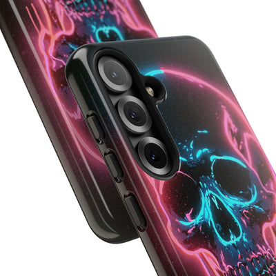 Neon Drip Skull · Tough Phone Case for Samsung · Black