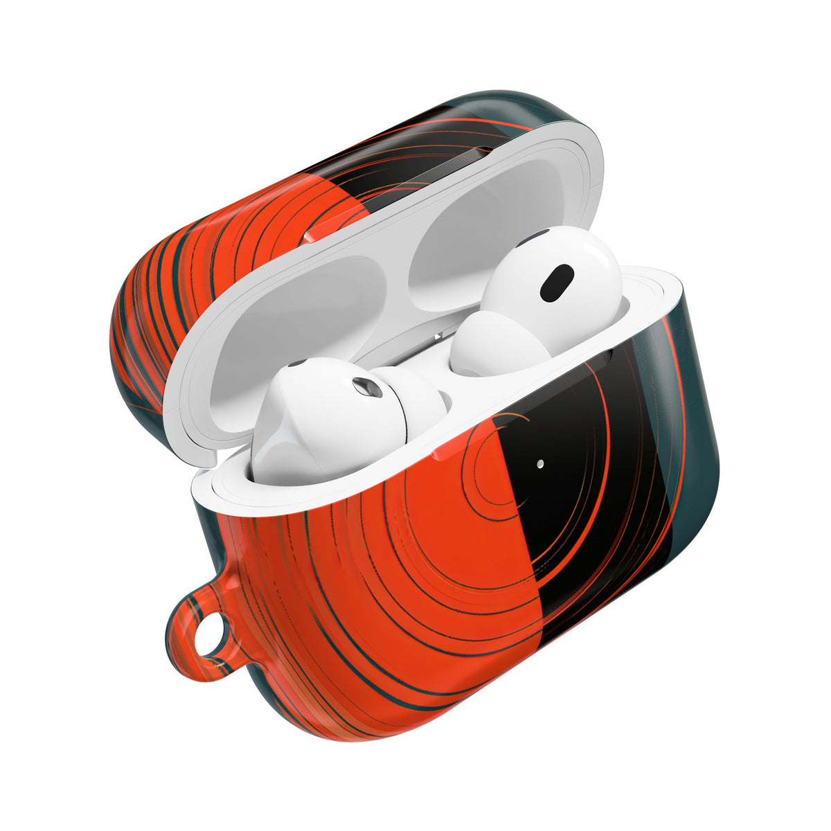 Orbital Meridian · Hard Case for AirPods & AirPods Pro · Orange